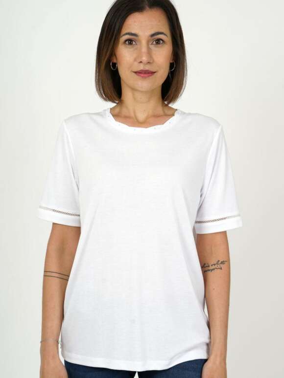 Textil Karntner - T-SHIRT MED RUND HALS