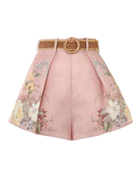 Zimmermann - WAVERLY Hør Shorts