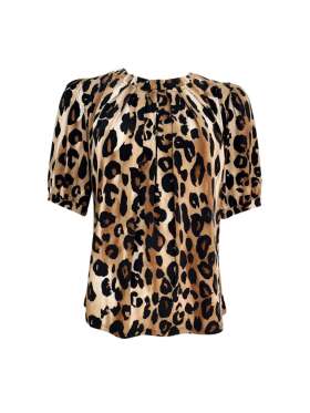 In Front - GRAZIA BLUSE LEOPARD