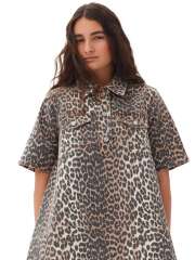 Ganni - Leopard Print Kjole