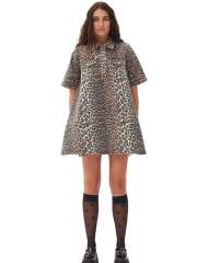 Ganni - Leopard Print Kjole