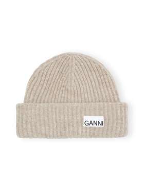 Ganni - OVERSIZED WOOL RIB KNIT HUE