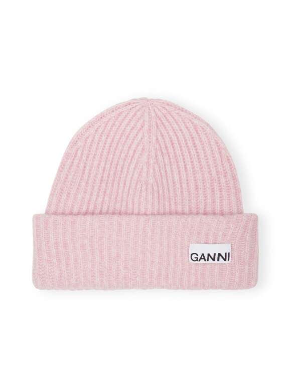 Ganni - OVERSIZED WOOL RIB KNIT HUE