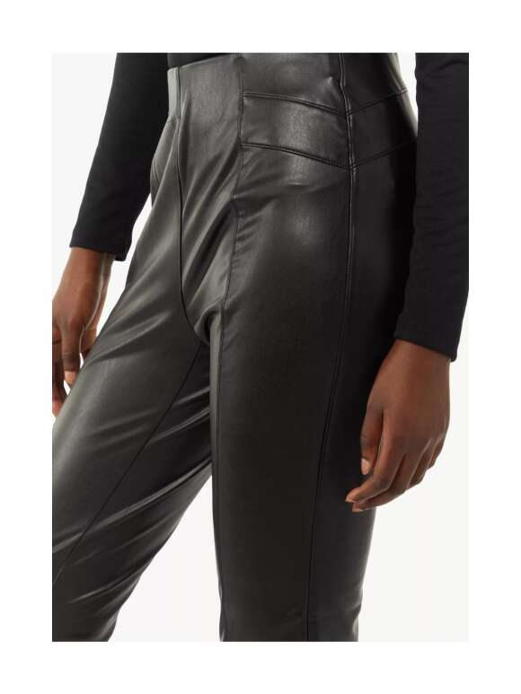 Comma - STRETCHY FAUX LEATHER LEGGINGS