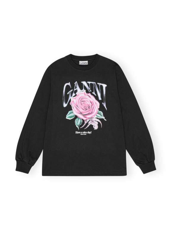 Ganni - FUTURE HEAVY ROSE BLUSE