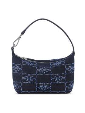 Ganni - BUTTERFLY SMALL POUCH DENIM