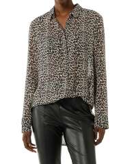 Comma - Chiffon Leopard Bluse 