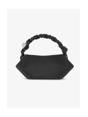 Ganni - SATIN MINI BOU BAG BLACK