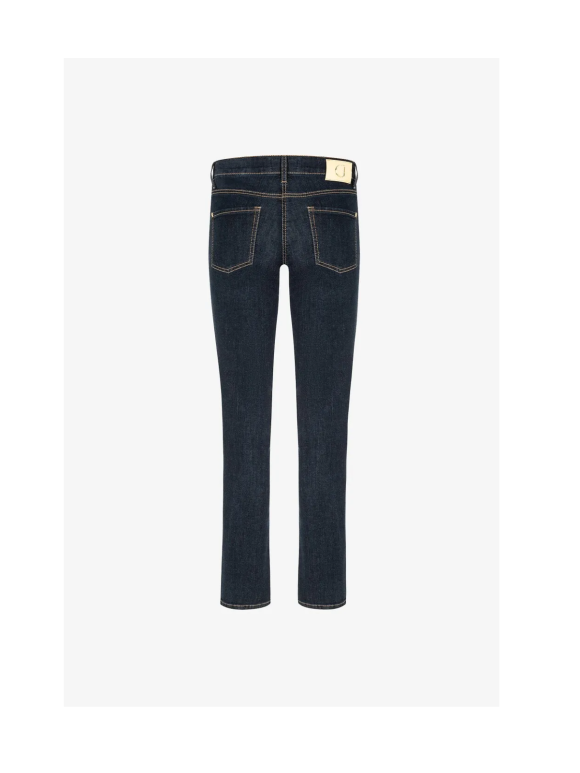 Cambio - PIPER LONG JEANS DARK USED WASH 