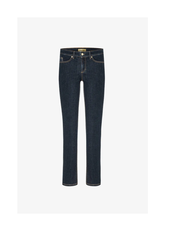 Cambio - PIPER LONG JEANS DARK USED WASH 