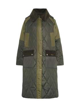 BARBOUR - COOKSTON LONGLINE QUILTET JAKKE 