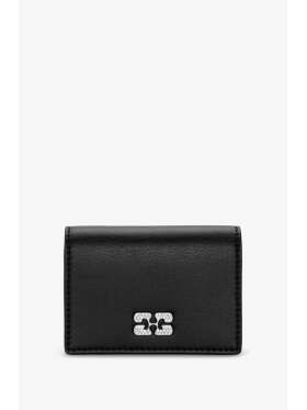 Ganni - Black Bou Flap Kortholder