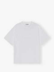 Ganni - White Heavy Heart T-shirt