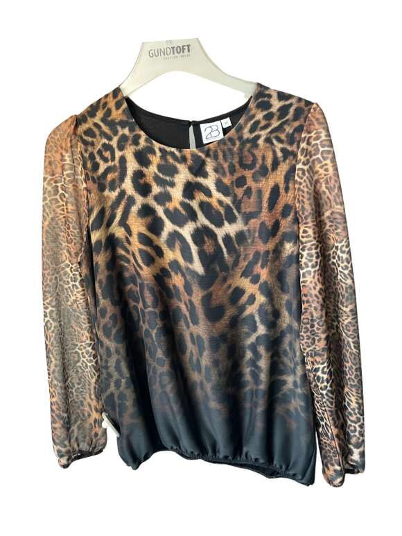 2-Biz - BIDEM BLUSE LEOPARD / Ingen billeder