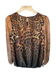 2-Biz - BIDEM BLUSE LEOPARD / Ingen billeder