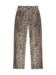 Ganni - Leopard Foil Print Jeans