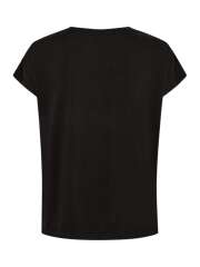 Mos Mosh - NARELLE V-NECK STUD T-SHIRT SORT