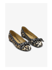 Ganni - LEOPARD PRINT BALLERINA 