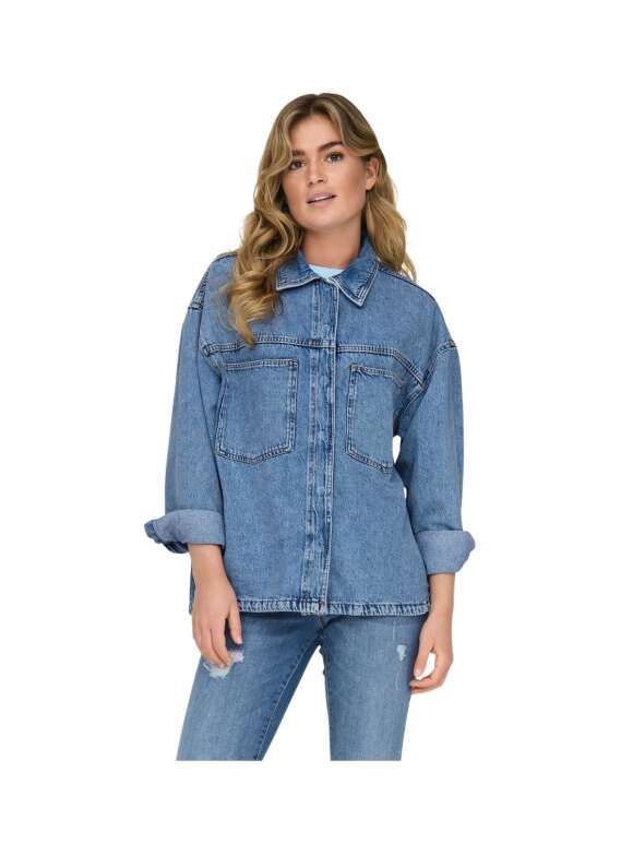 Only - LEMMIE Denim Skjorte