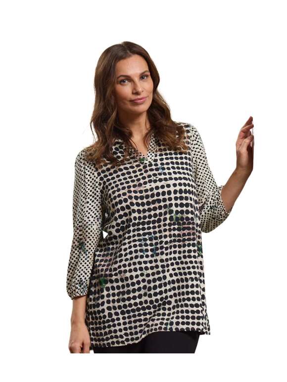 2-Biz - SINIKKA Feminin Tunika Bluse