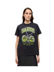 Ganni - Smart Green Cherry T-shirt