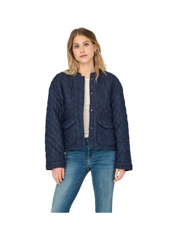 Only -  HALLIE QUILTED Denim Jakke