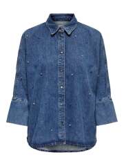 Only - GRACE 3/4 DENIM SHIRT 